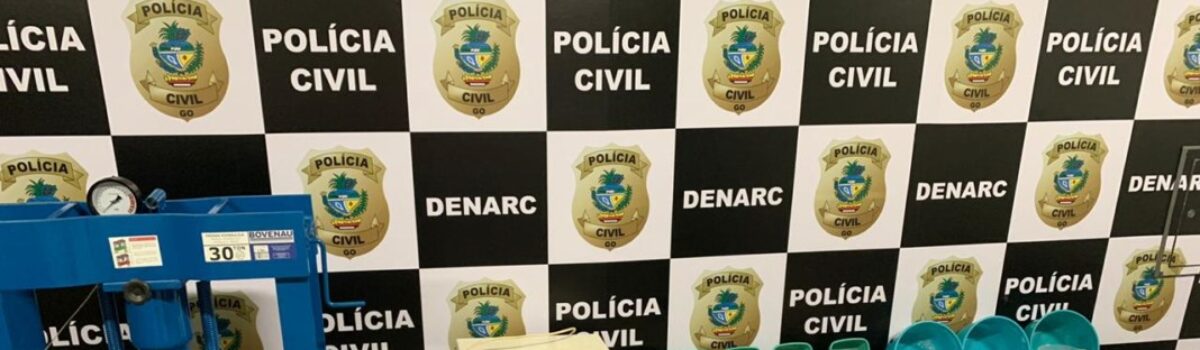Denarc estoura laboratório de drogas e prende um dos maiores traficantes da região oeste de Goiânia