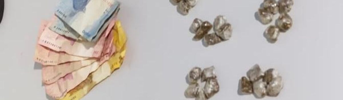 Polícia Civil prende suspeito de tráfico de drogas em flagrante, em Goianésia