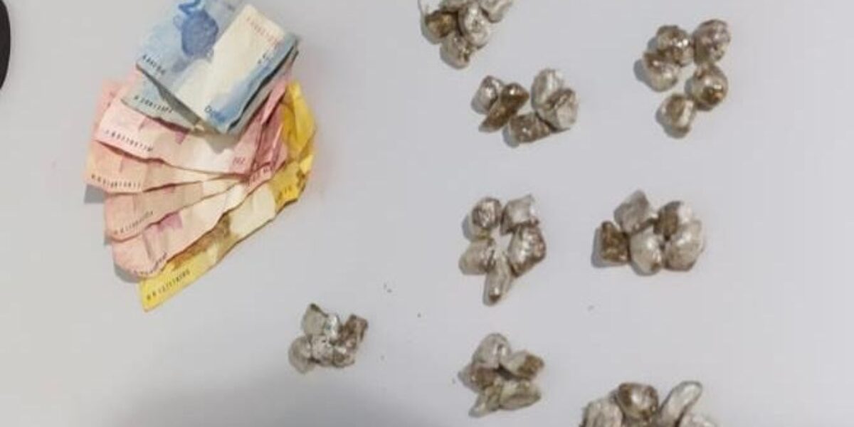 Polícia Civil prende suspeito de tráfico de drogas em flagrante, em Goianésia