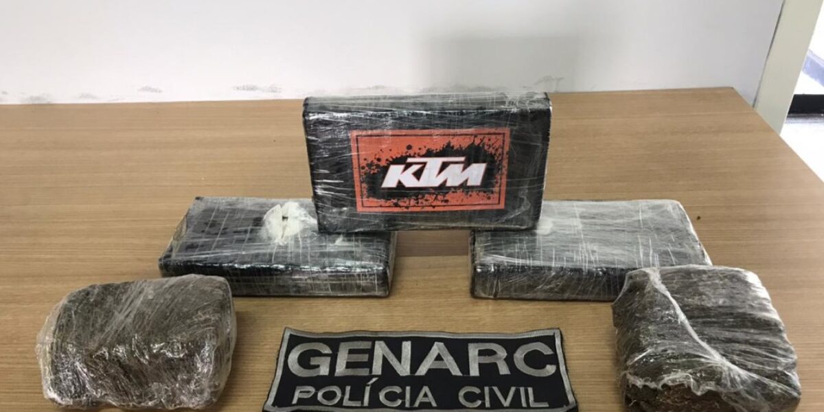 Genarc Aparecida prende dupla com cocaína e maconha