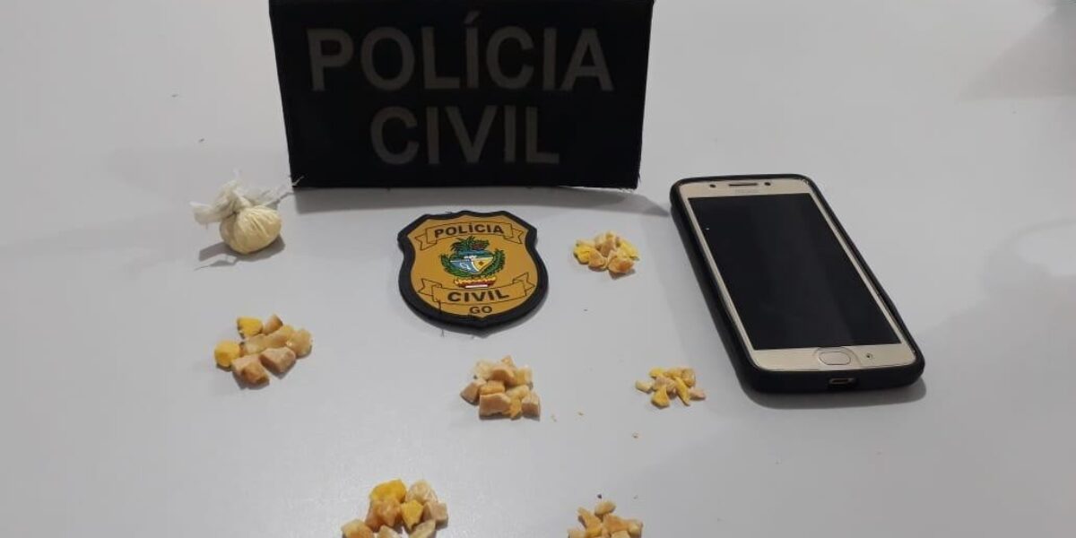 Investigado por tráfico é preso novamente, em menos de um mês, em Aragoiânia