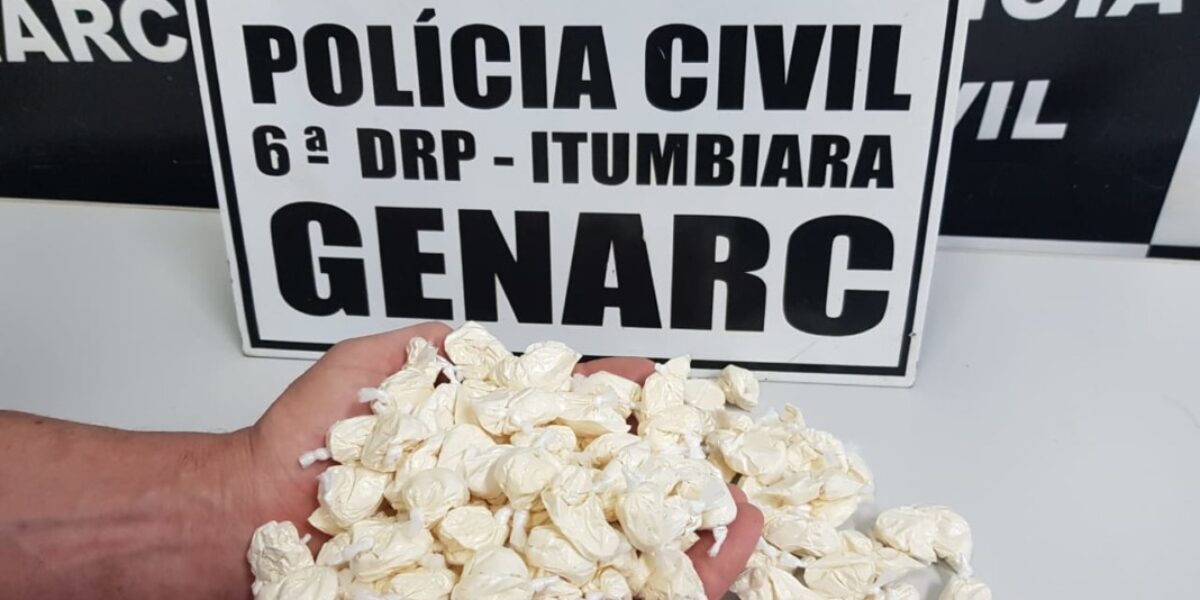 Jovem é preso suspeito de tráfico de drogas em Itumbiara