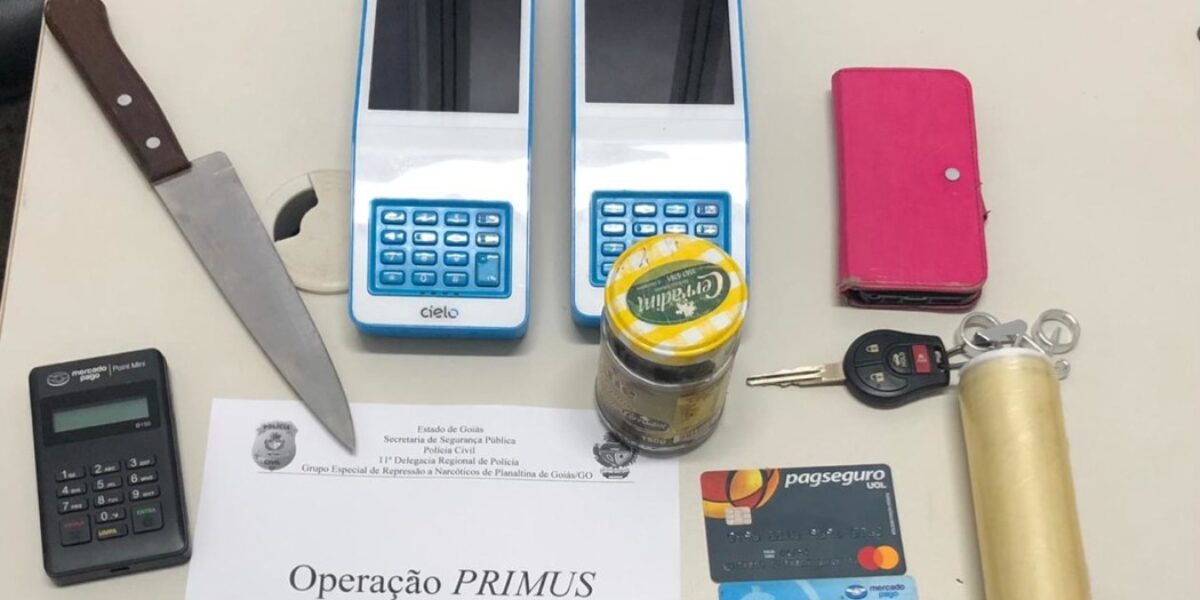 Operação Primus cumpre buscas e prisão relativas ao tráfico de drogas em Alto Paraíso