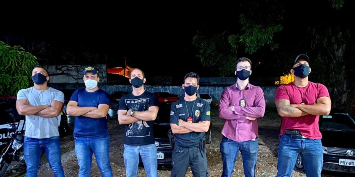 Polícia Civil prende em flagrante quatro suspeitos de homicídio em Porangatu
