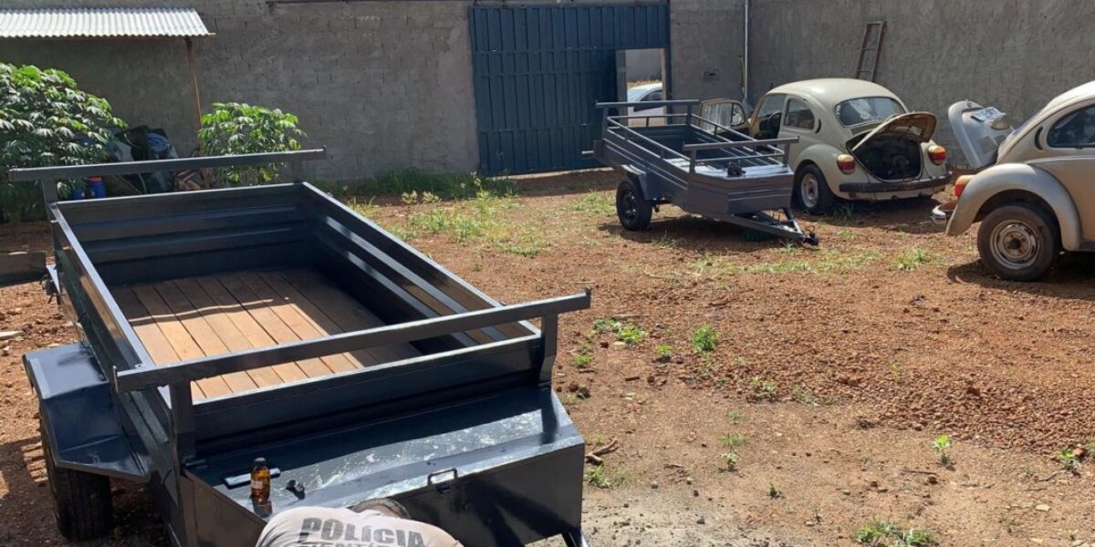 Homem é preso em Luziânia suspeito de adulteração de reboques