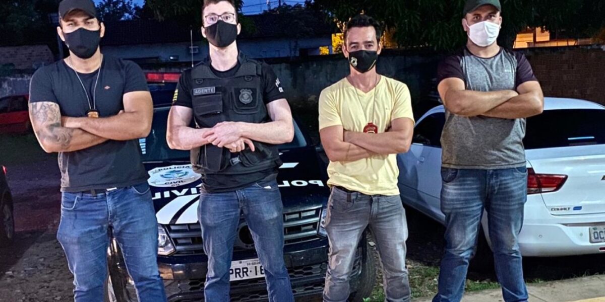 PCGO prende suspeito de homicídio em Porangatu
