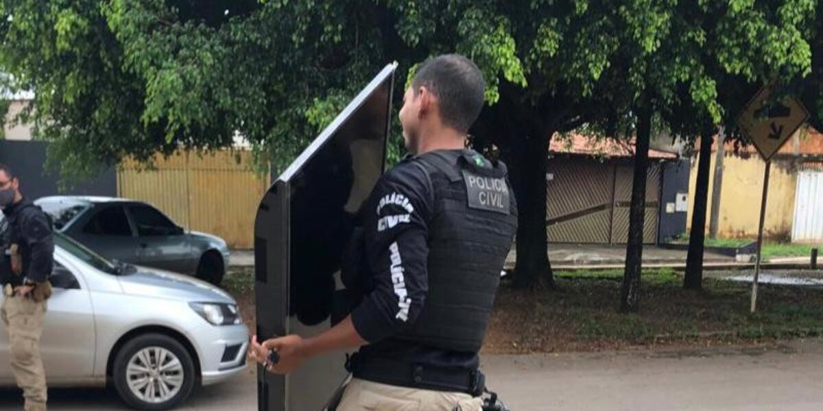 Preso em flagrante suspeito de comprar televisão furtada em Luziânia