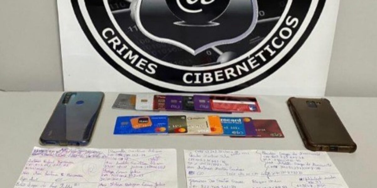 Cibernéticos prende duas pessoas suspeitas de aplicar golpe em idosa; vítima perdeu mais de R$ 20 mil