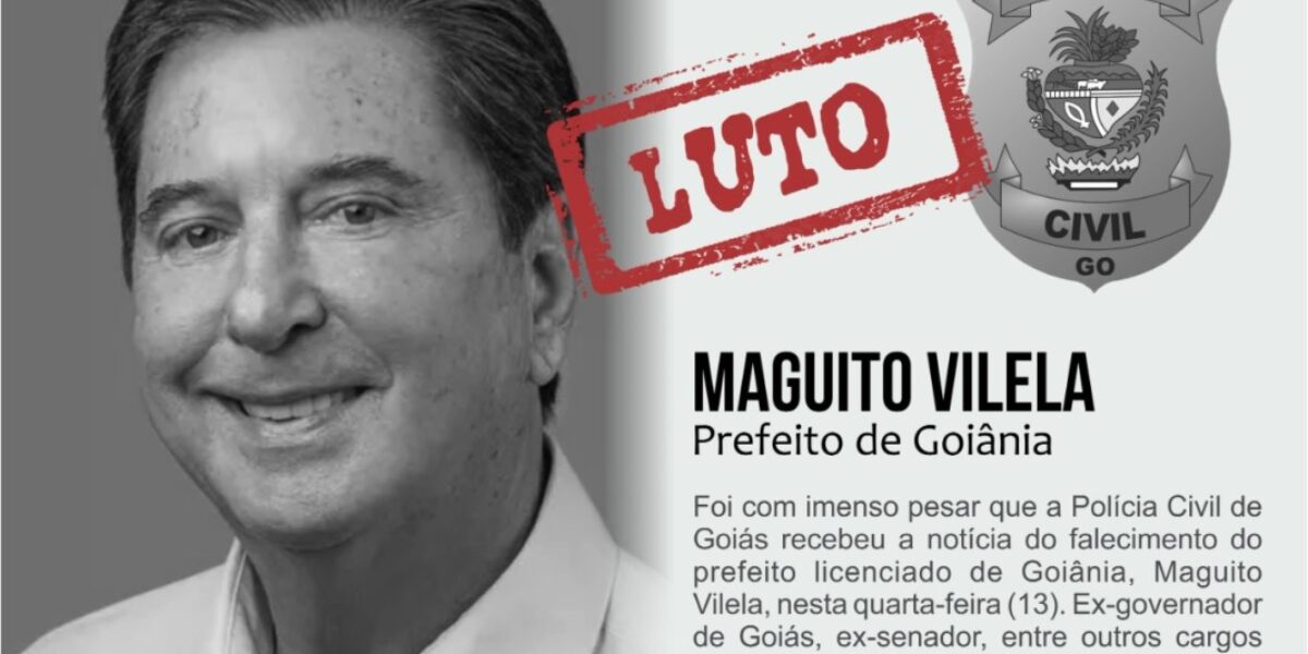 NOTA DE PESAR – PREFEITO MAGUITO VILELA