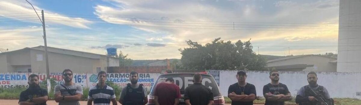 Genarc de Águas Lindas cumpre mandados oriundos do estado do Ceará