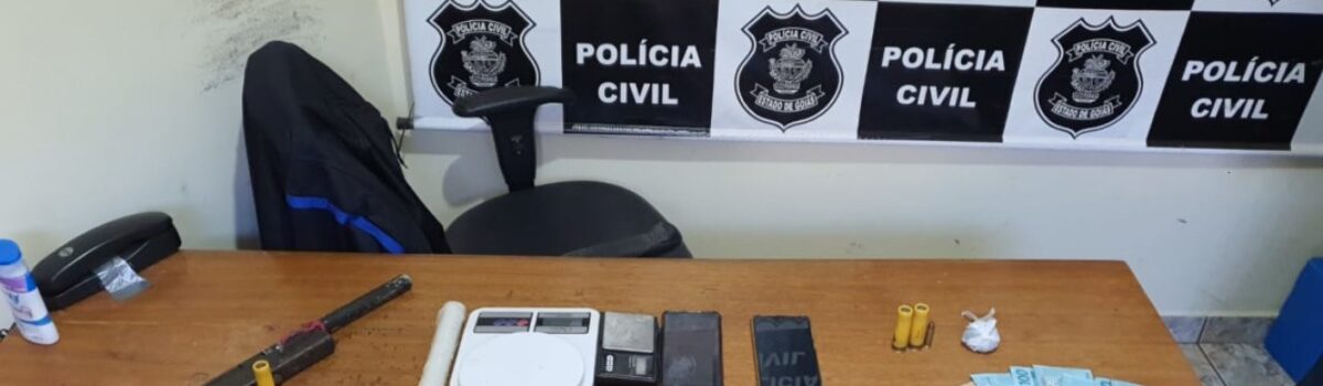 Armas e drogas são apreendidas em operação em Pires do Rio