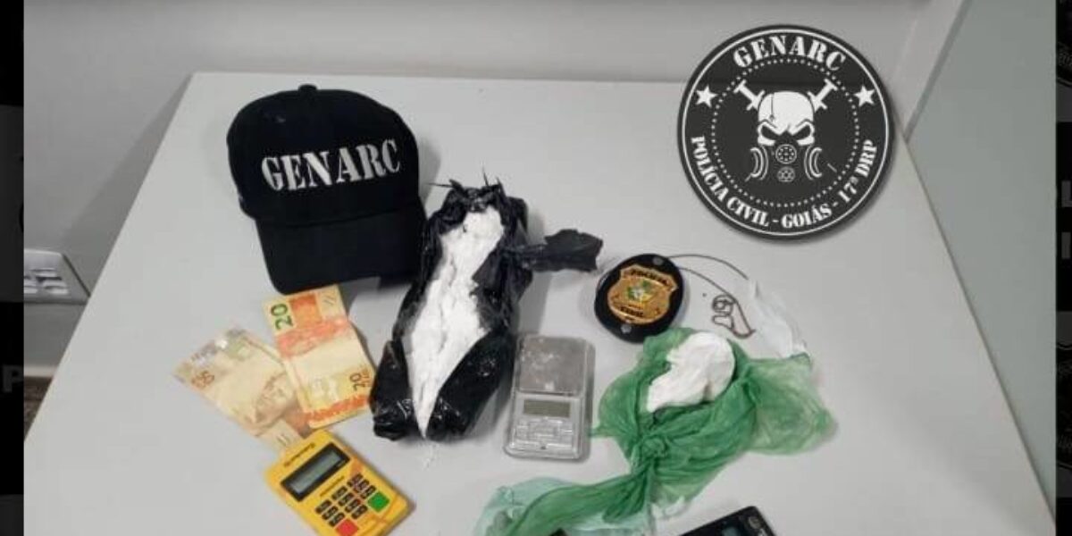 Operação da Polícia Civil apreende cocaína em Águas Lindas