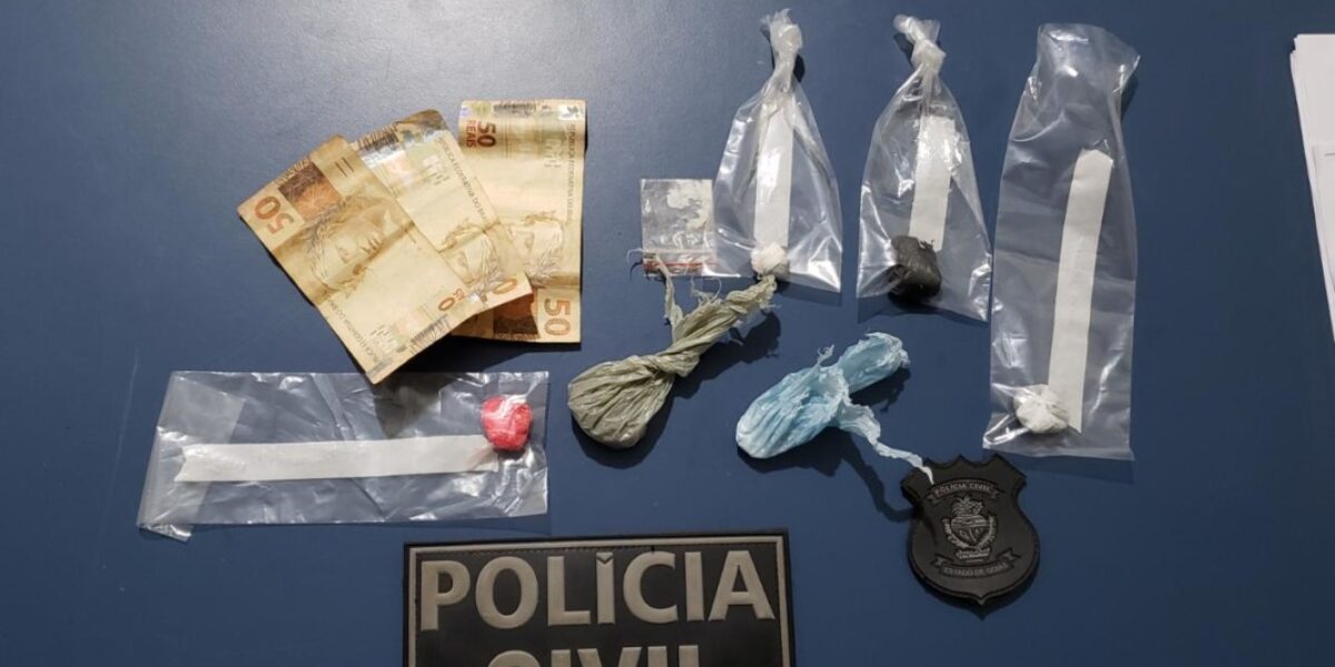 Polícia Civil prende suspeito de tráfico de drogas em Minaçu