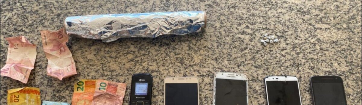 Genarc prende em flagrante três suspeitos de tráfico de drogas e receptação em Porangatu