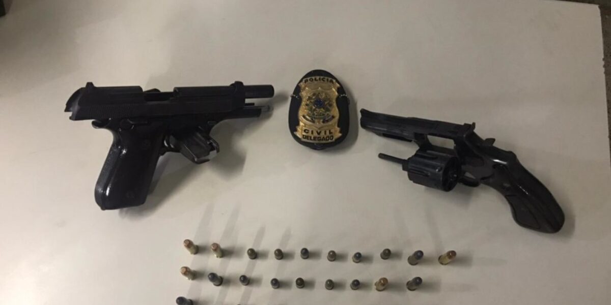 Investigado por tráfico de drogas e armas é preso em Águas Lindas