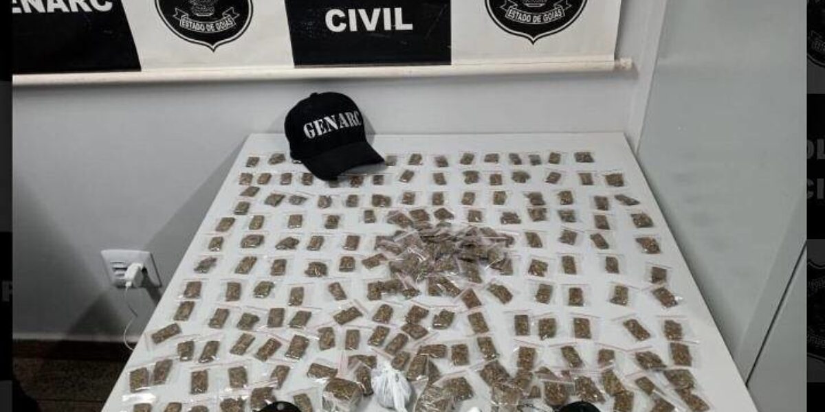 Genarc de Águas Lindas prende traficante que atuava em imediações da delegacia