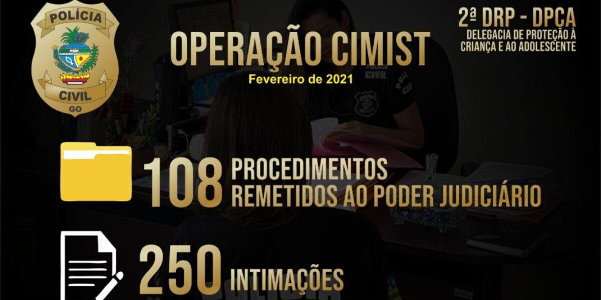 DPCA Aparecida faz força-tarefa e remete mais de 100 procedimentos à Justiça