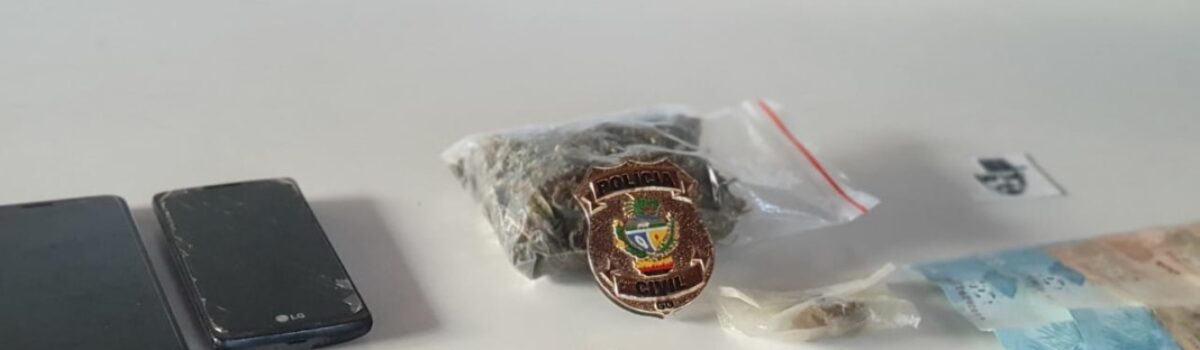 PCGO prende suspeito de tráfico com 50 comprimidos de ecstasy em Goiás