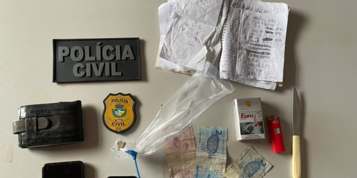 PC prende suspeitos de tráfico e usuários de drogas em Rubiataba