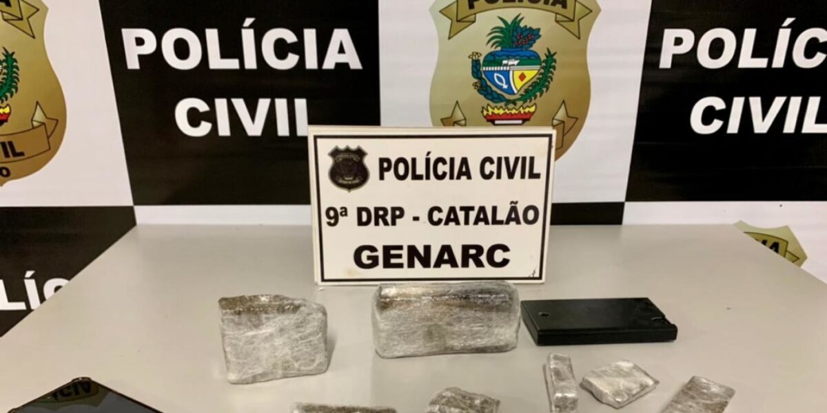 Genarc prende em flagrante suspeito que armazenava e vendia drogas em Catalão