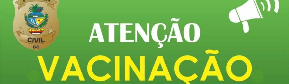 Polícia Civil inicia vacinação de policiais civis da ativa na próxima segunda-feira (29)