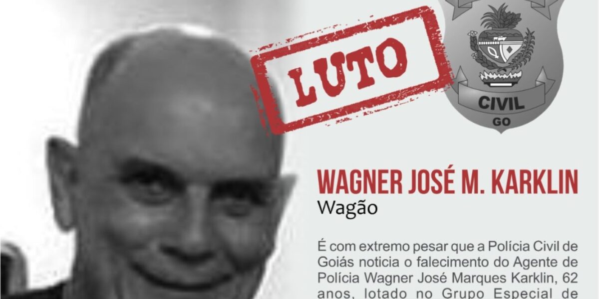 NOTA DE PESAR – falecimento do Agente Wagner Marques