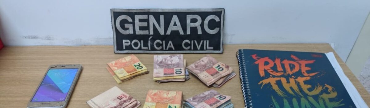 Genarc de Aparecida de Goiânia prende mulher com drogas, dinheiro e celulares