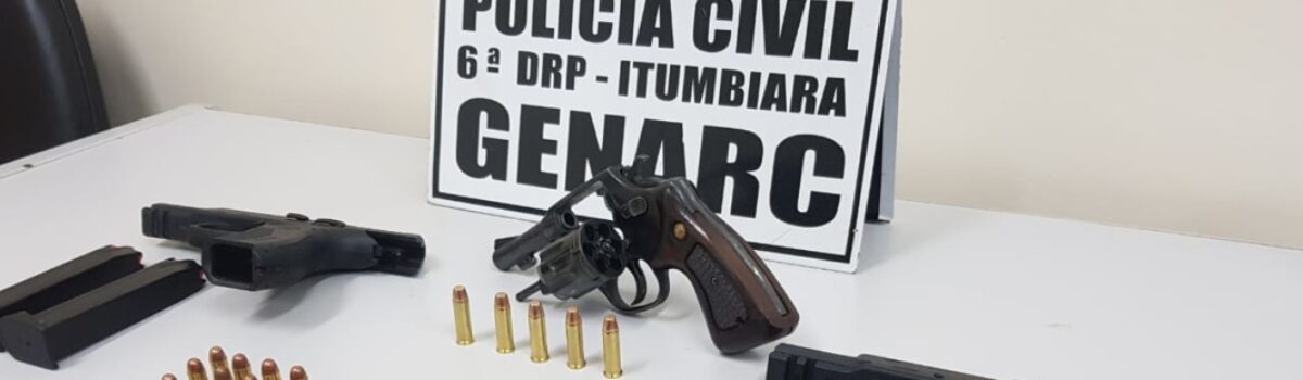 Homem de 64 anos é preso com armas de fogo em Itumbiara