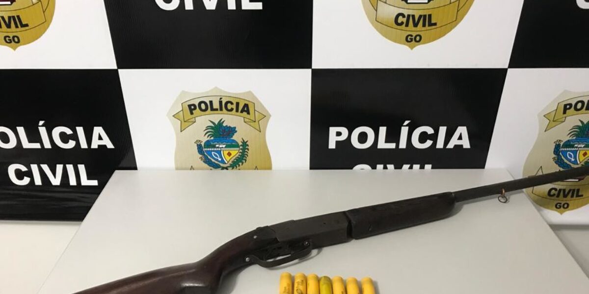 Homem é preso em Pontalina por posse irregular de arma de fogo