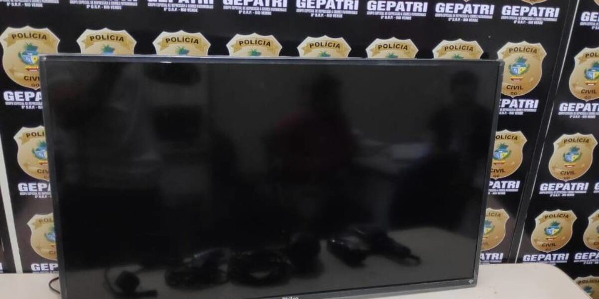 Polícia Civil prende suposto autor de vários furtos em Rio Verde