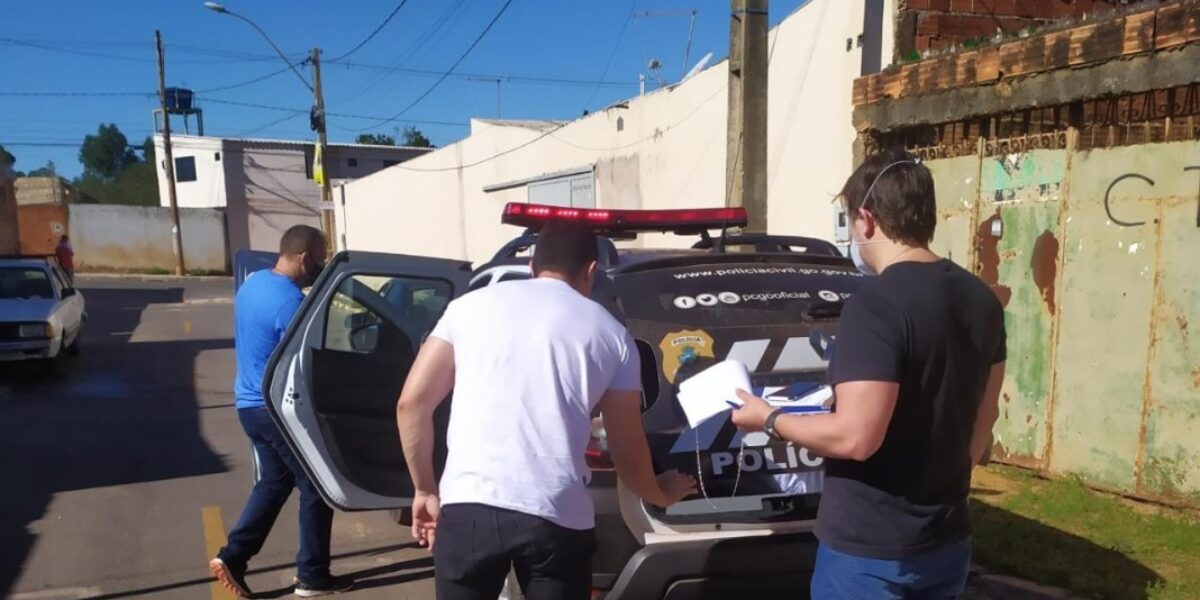Suspeito de roubo a posto de combustível é preso em Valparaíso