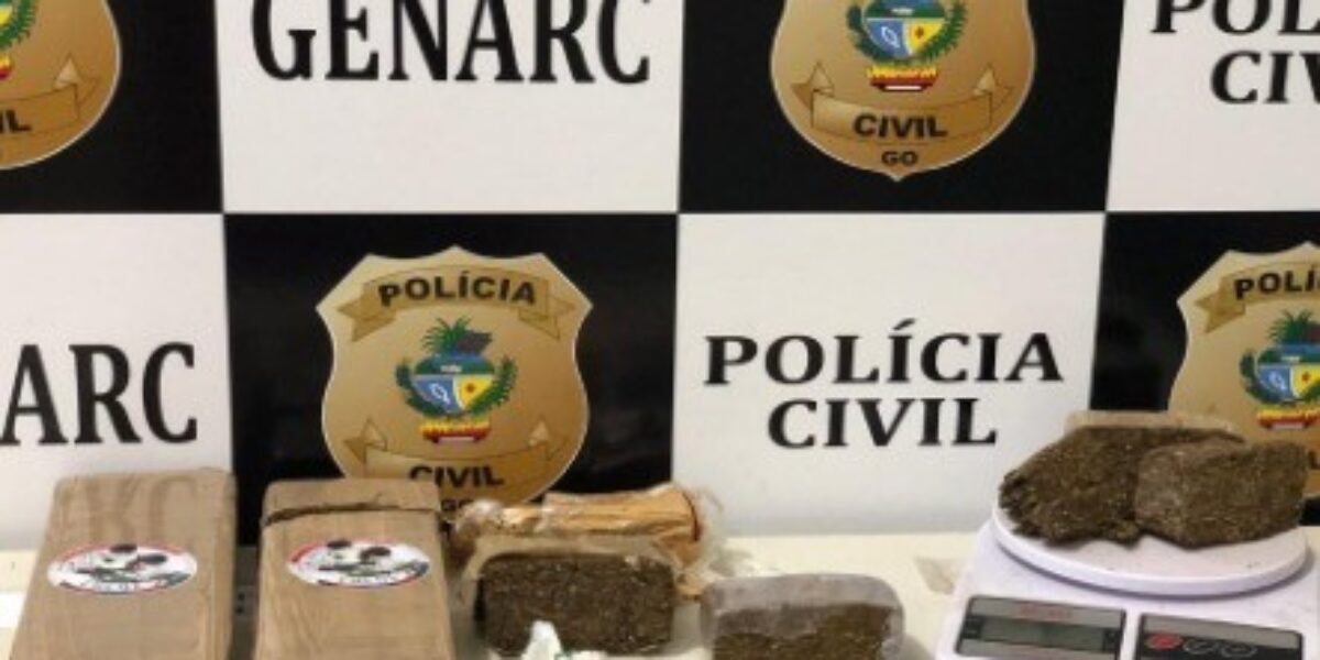 Genarc de Rio Verde prende suspeito por tráfico de drogas no bairro Pq Bandeirantes