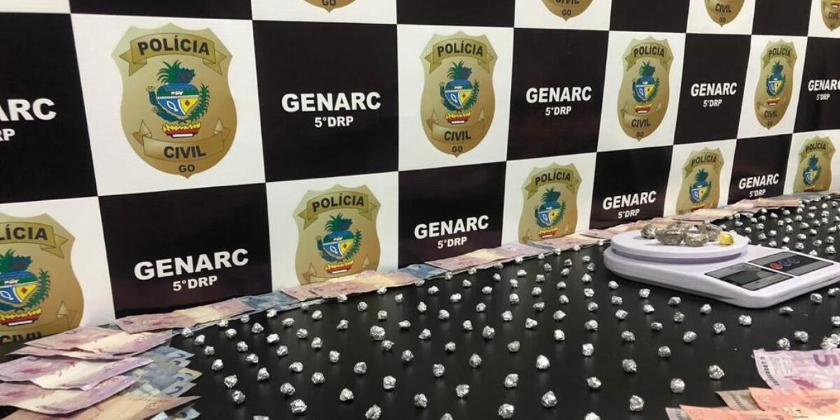 Genarc Luziânia prende suspeito de tráfico e associação para o tráfico