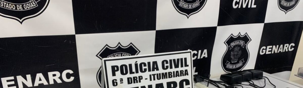 Genarc Itumbiara prende dupla suspeita de tráfico e associação para o tráfico