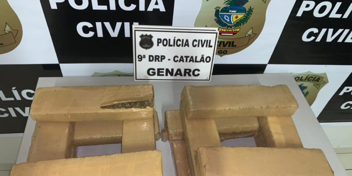 Homem é preso com 15 quilos de maconha em Catalão
