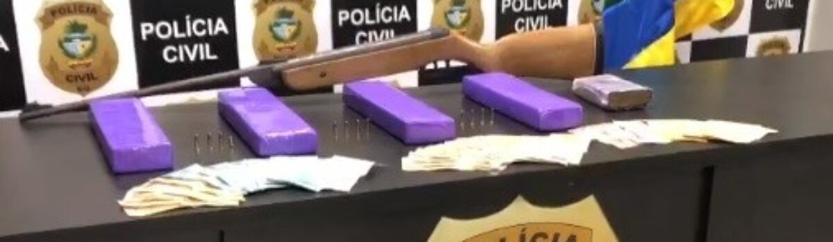 Operação contra tráfico de drogas em Luziânia prende dois em flagrante