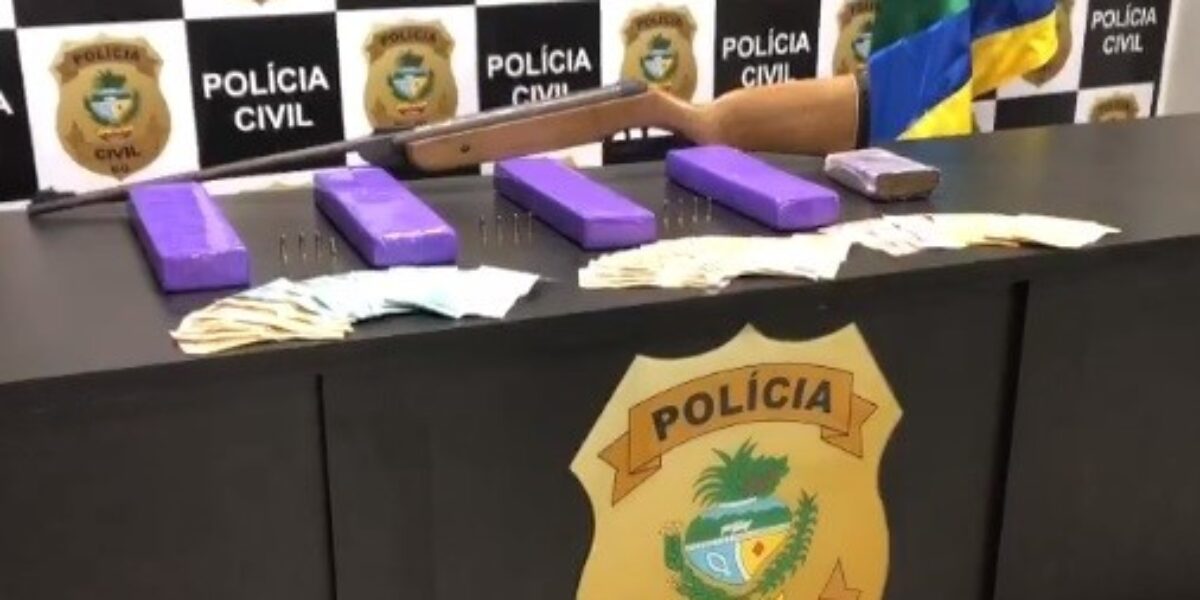 Operação contra tráfico de drogas em Luziânia prende dois em flagrante