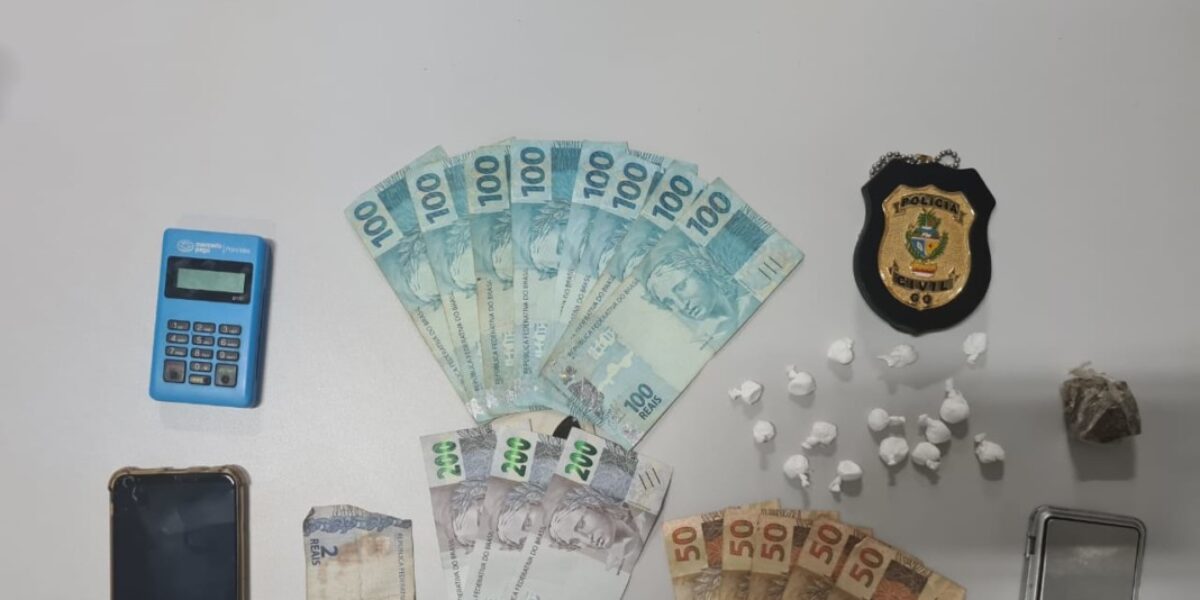 Homem é preso em Formosa com maconha e 15 porções de cocaína
