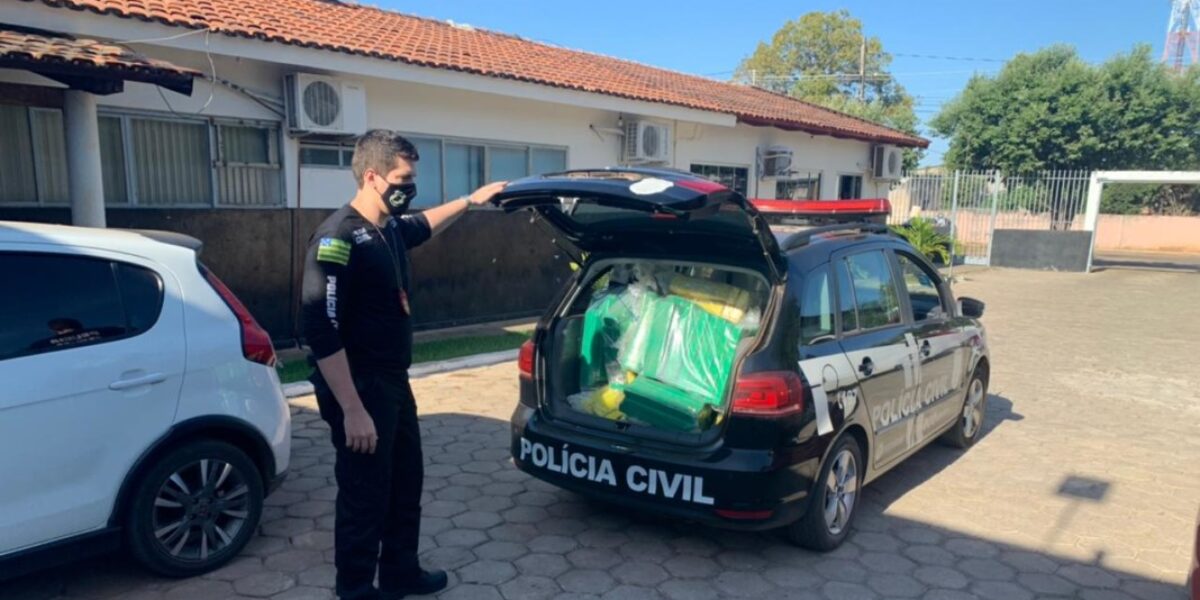 DP de Uruaçu incinera meia tonelada de drogas