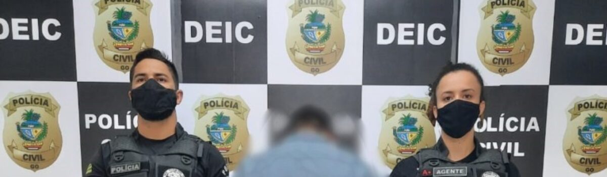 Garra/Deic prende suspeito de dopar idoso e roubar seus pertences em Goiânia