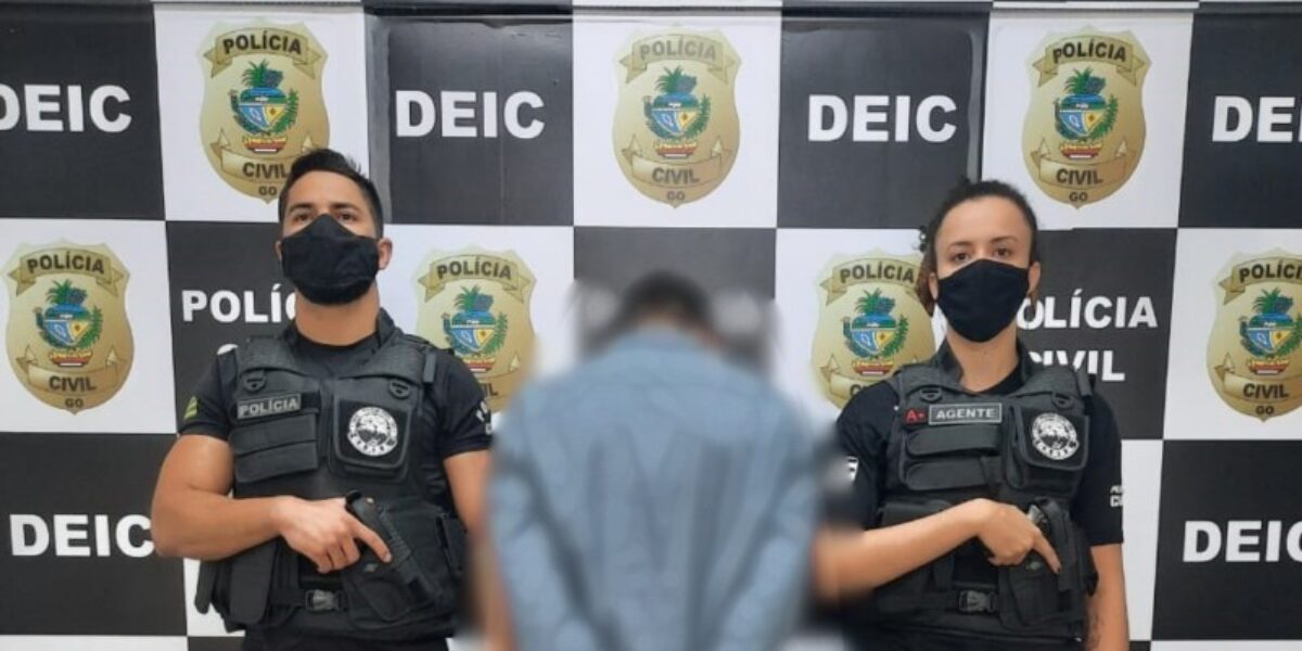 Garra/Deic prende suspeito de dopar idoso e roubar seus pertences em Goiânia