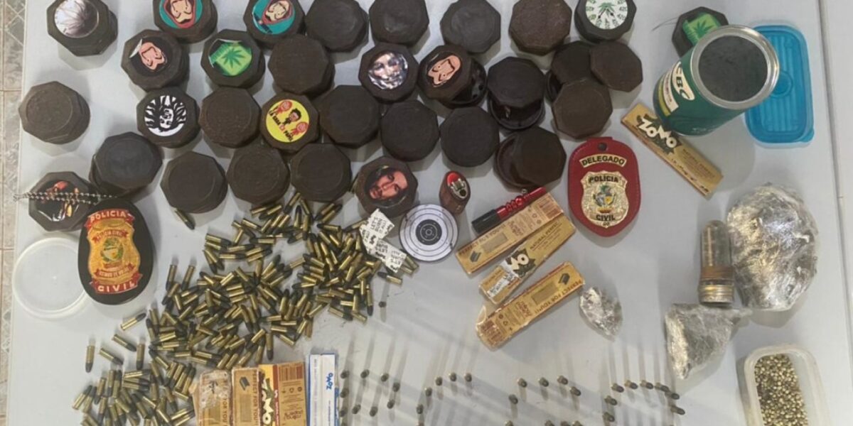 Polícia Civil apreende drogas e munições em hostel de Alto Paraíso