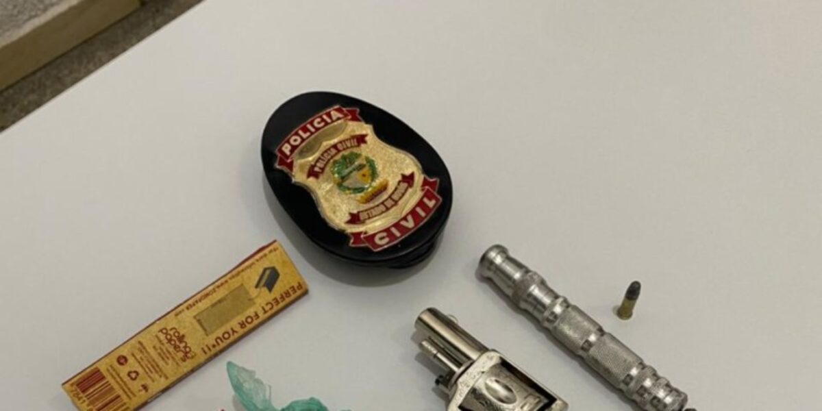 Operação das delegacias regionais de Formosa e Águas Lindas prende dois por tráfico e posse de arma