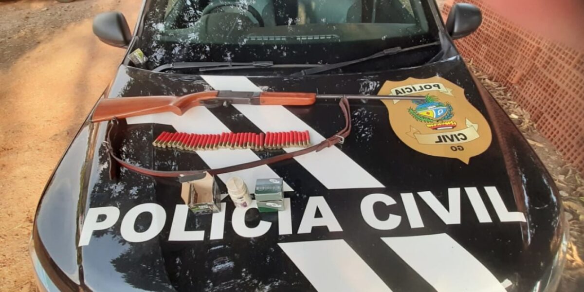 Homem é preso em Porangatu por posse irregular de arma e munições