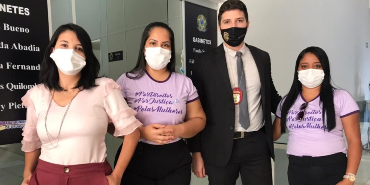 Polícia Civil participa de eventos de combate à violência doméstica em Uruaçu
