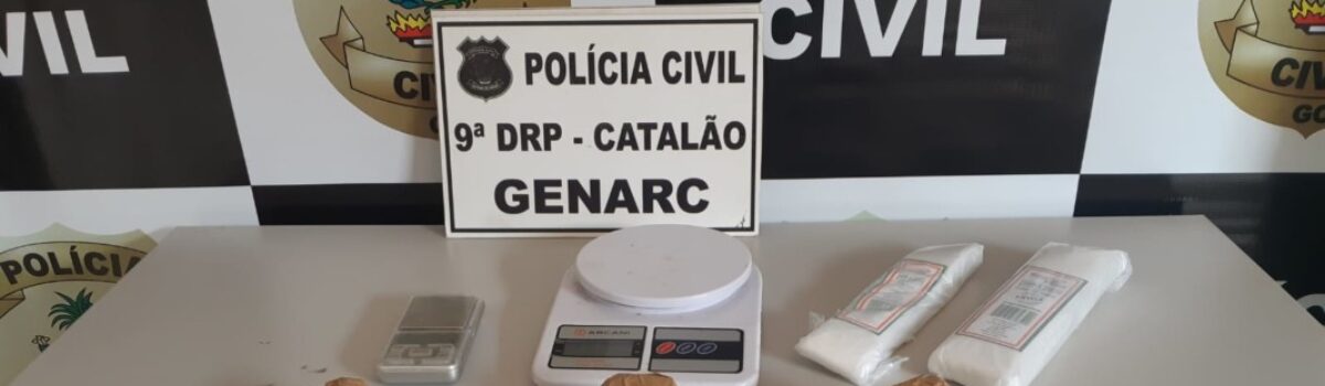 Dupla é presa no centro de Catalão por tráfico de drogas