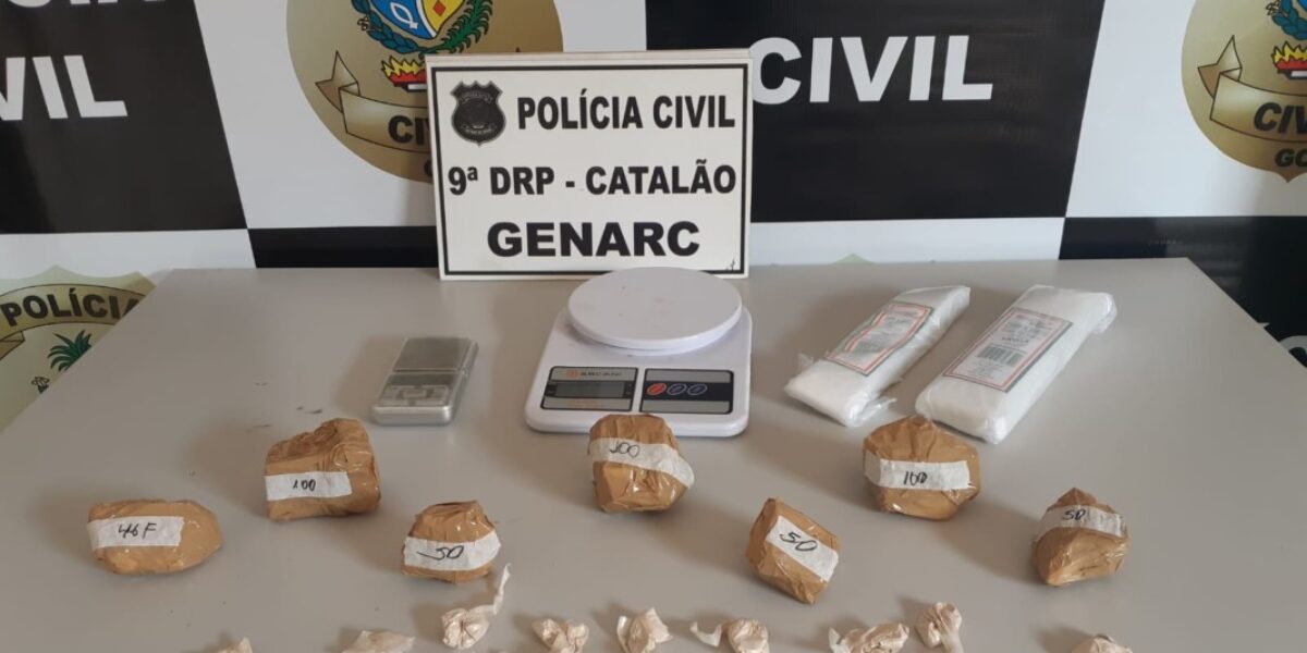 Dupla é presa no centro de Catalão por tráfico de drogas