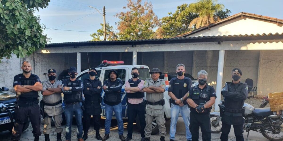 Operação integrada entre PC, PM e Polícia Penal prende autores de homicídio em Minaçu