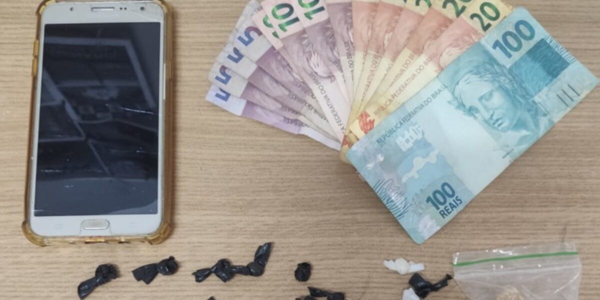 Genarc prende mulher suspeita de vender quase 40 pedras de crack em Aparecida