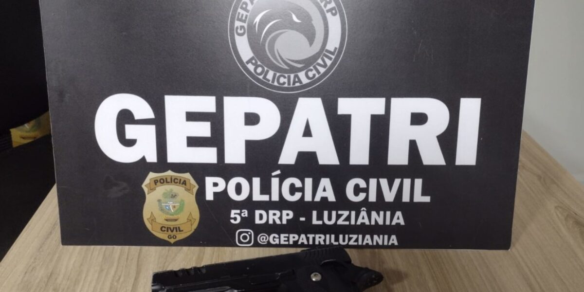 PC prende em flagrante suspeito de roubo em Luziânia